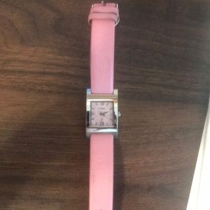 FOSSIL Watch Pink Leather Band